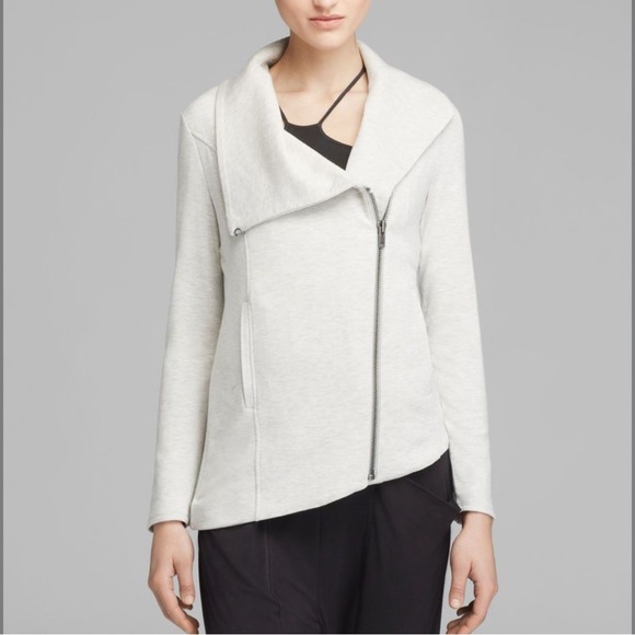 Helmut Lang Gray Asymmetric Jacket Sz Small - Picture 12 of 13